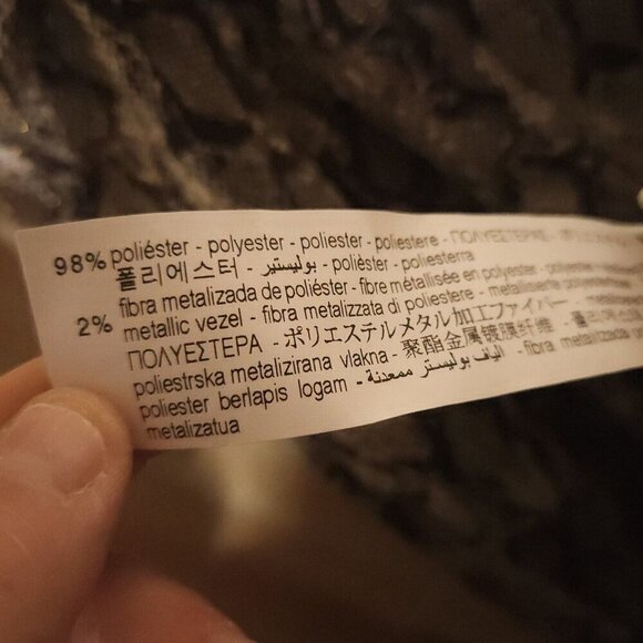 Zara Women's Snake Print Semi Sheer High Neck Blouse Medium - Picture 10 of 10